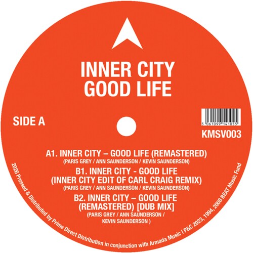 Album cover for Inner City - Good Life on 12"