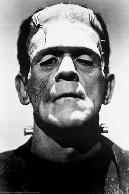 Frankenstein Monster classic horror poster, 24 x 36 inches