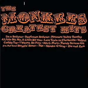 The Monkees - Greatest Hits [LP Orange Halloween Hand-Poured Swirl