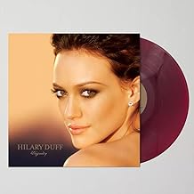 Album cover for Hilary Duff - Dignity on merlot black swirl vinyl lp