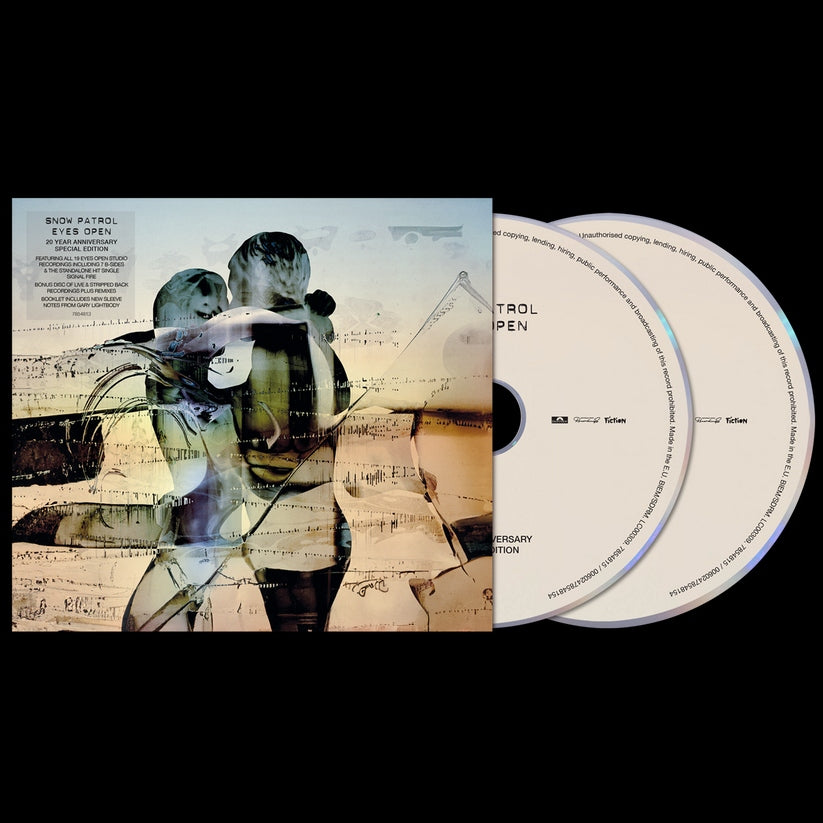 Album cover for Snow Patrol - Eyes Open on 2cd 20th anniversary special