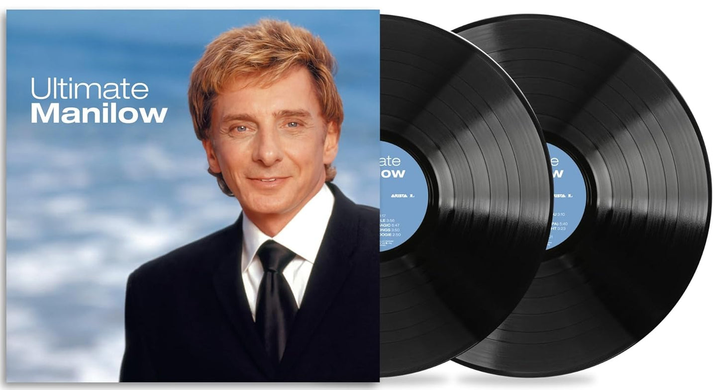 Album cover for Barry Manilow - Ultimate Manilow on 2lp vinyl