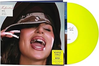 Album cover for Nathy Peluso - Malportada on highlighter yellow 140 gram vinyl 2 bonus tracks lp