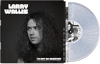 Album cover for Larry Wallis - I'm Not An Archivist: The Legendary Lost Recordings on white vinyl lp
