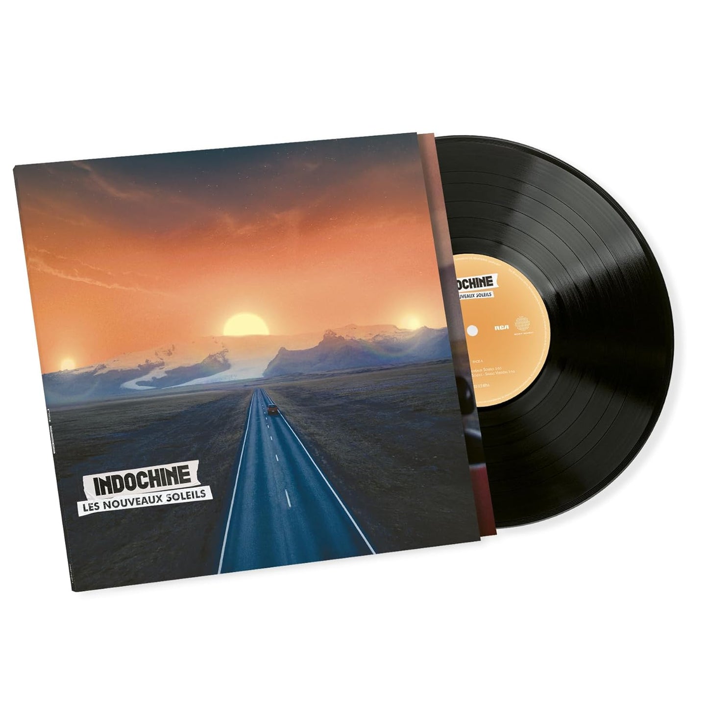 Album cover for Indochine - Les Nouveaux Soleils on 12"