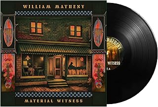 Album cover for William Matheny - Material Witness on vinyl lp