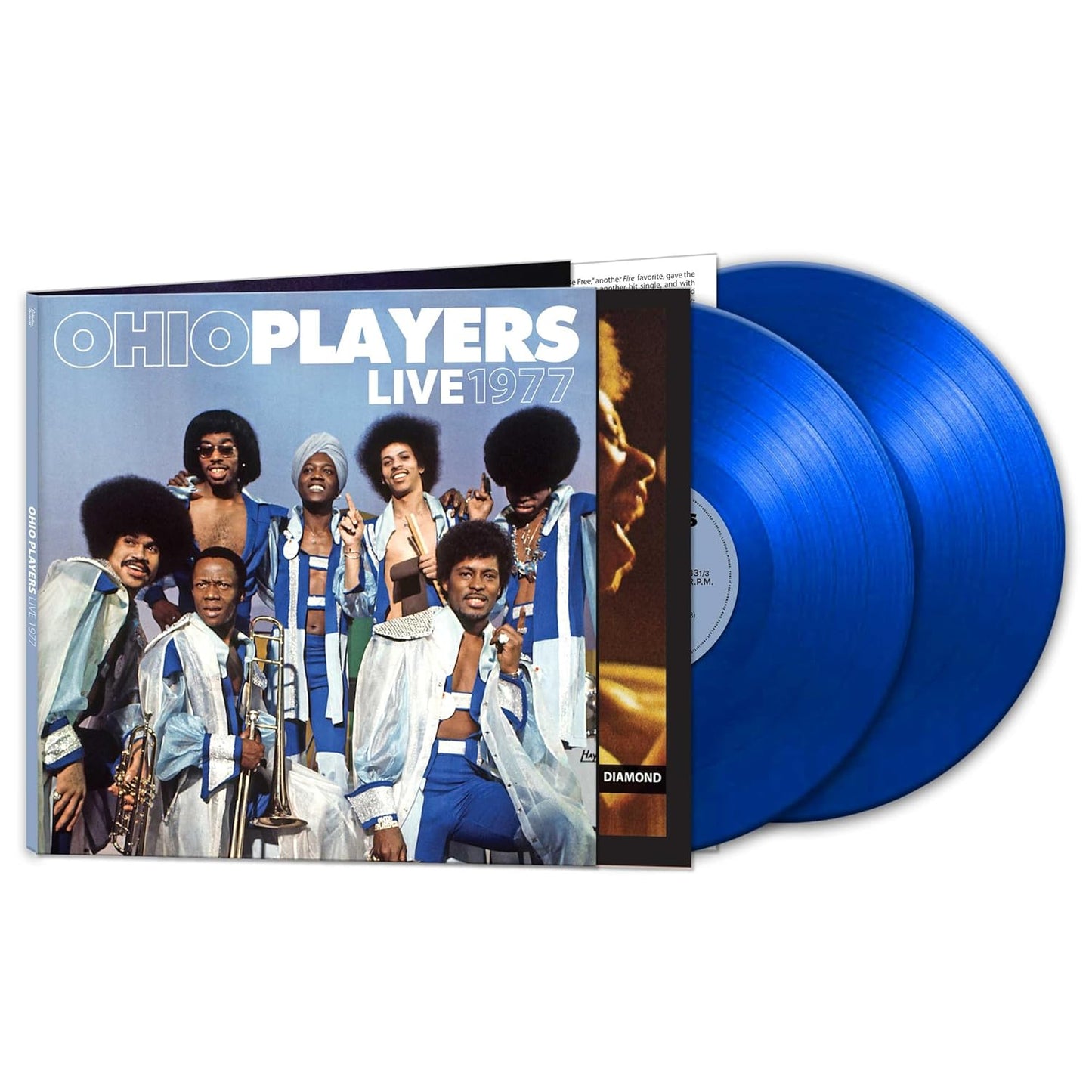 Album cover for Ohio Players - Live 1977 on 2lp vinyl