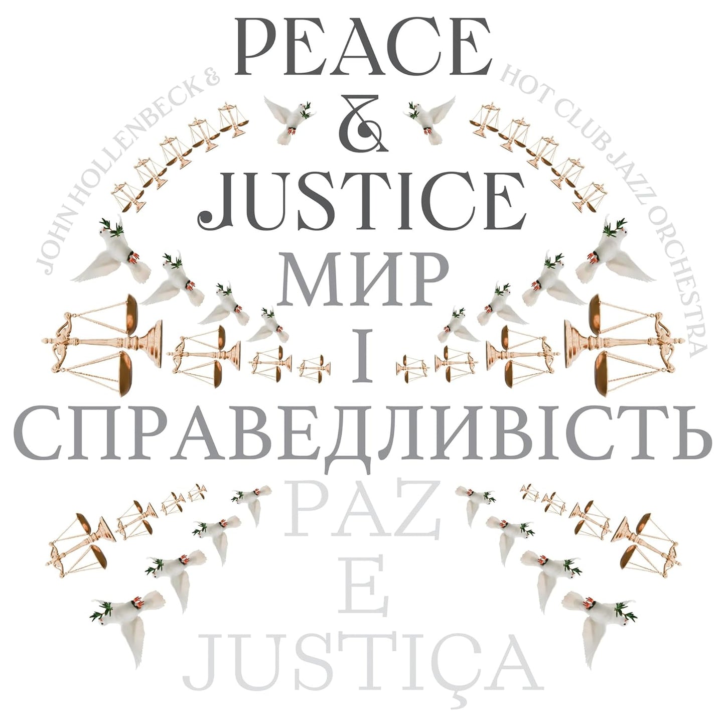 Album cover for John Hollenbeck - Peace And Justice on cd