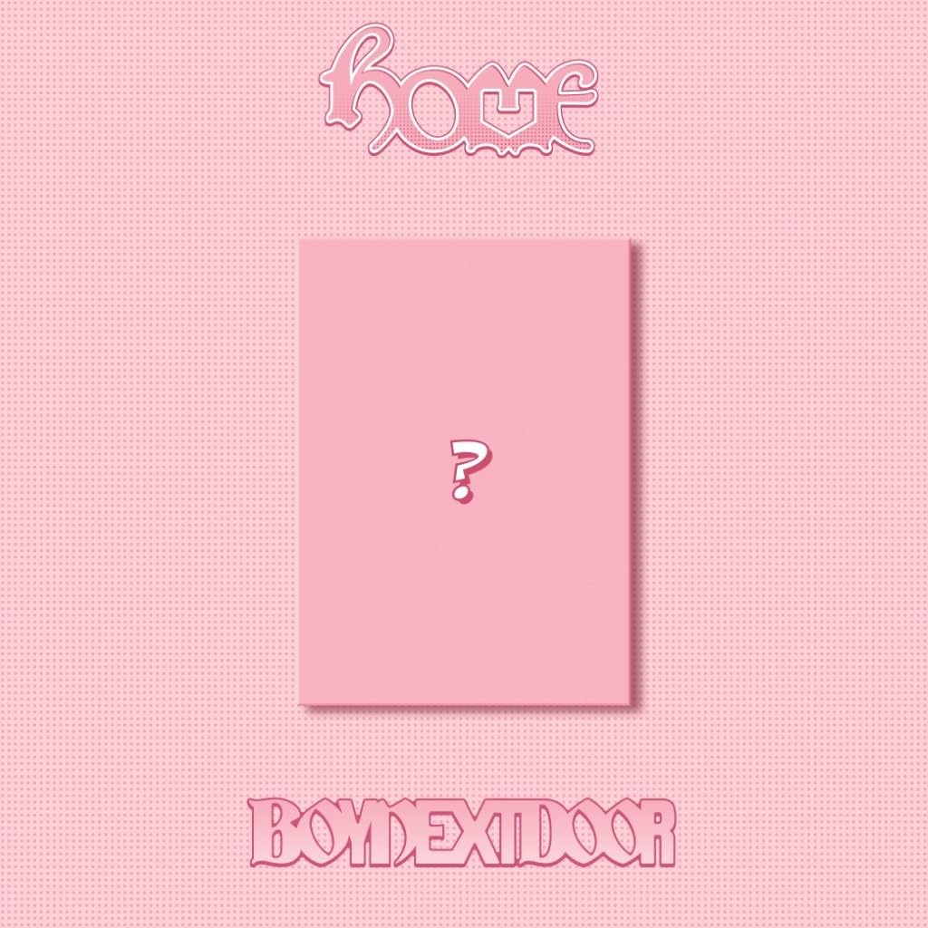 Album cover for BOYNEXTDOOR - 1st STUDIO ALBUM 'HOME' (SWEET HOME Version) on 20 page frame sticker folded selfie photocard