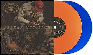 Album cover for Parker Mccollum - Parker McCollum on orange/blue vinyl deluxe 2lp