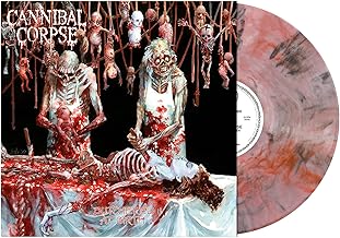 Album cover for Cannibal Corpse - Butchered At Birth on bloody marble vinyl lp