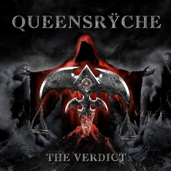 Album cover for Queensryche - The Verdict on marbled vinyl lp