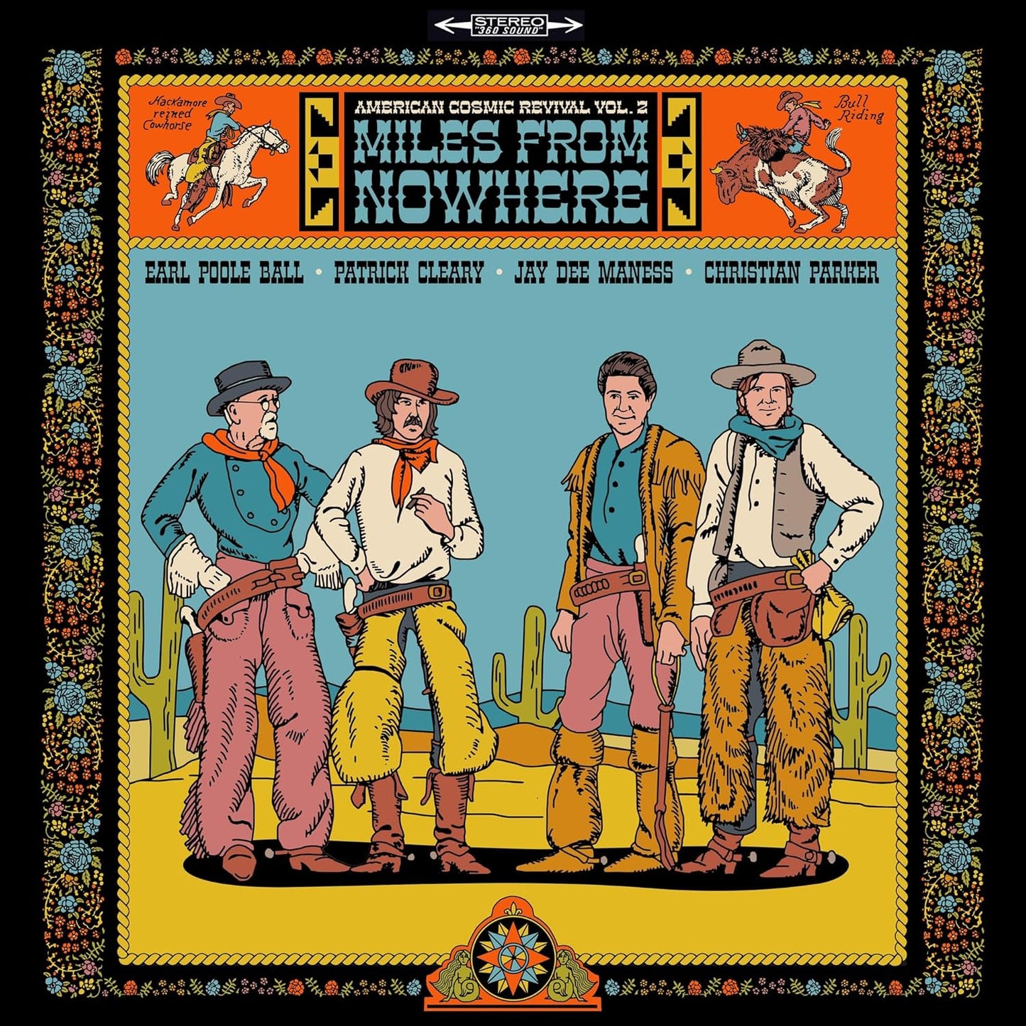 Album cover for Christian Parker - American Cosmic Revival, Vol. 2: Miles From Nowhere on cd