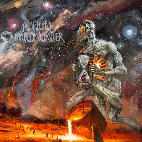 Album cover for A Flock Named Murder - Incendiary Sanctum on 2lp vinyl