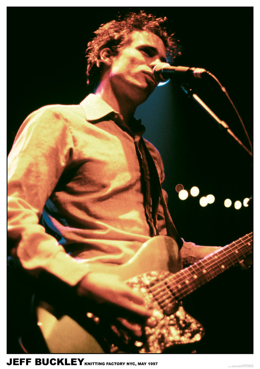 Jeff Buckley live on stage music poster, 24 x 33 inches