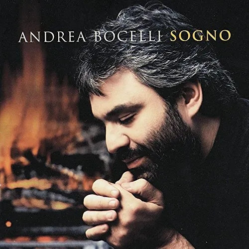 Album cover for Andrea Bocelli - Sogno on orange swirl vinyl
