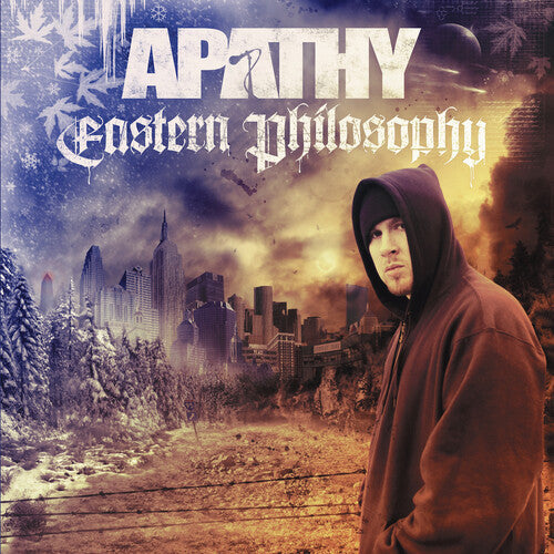 Album cover for Apathy - Eastern Philosophy on clear purple vinyl 2lp
