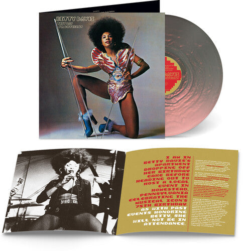 Album cover for Betty Davis - They Say I'm Different on pearl flip / horizon vinyl lp