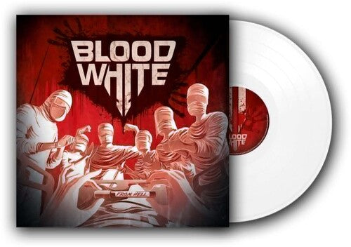 Album cover for Blood White - From Hell on white vinyl lp