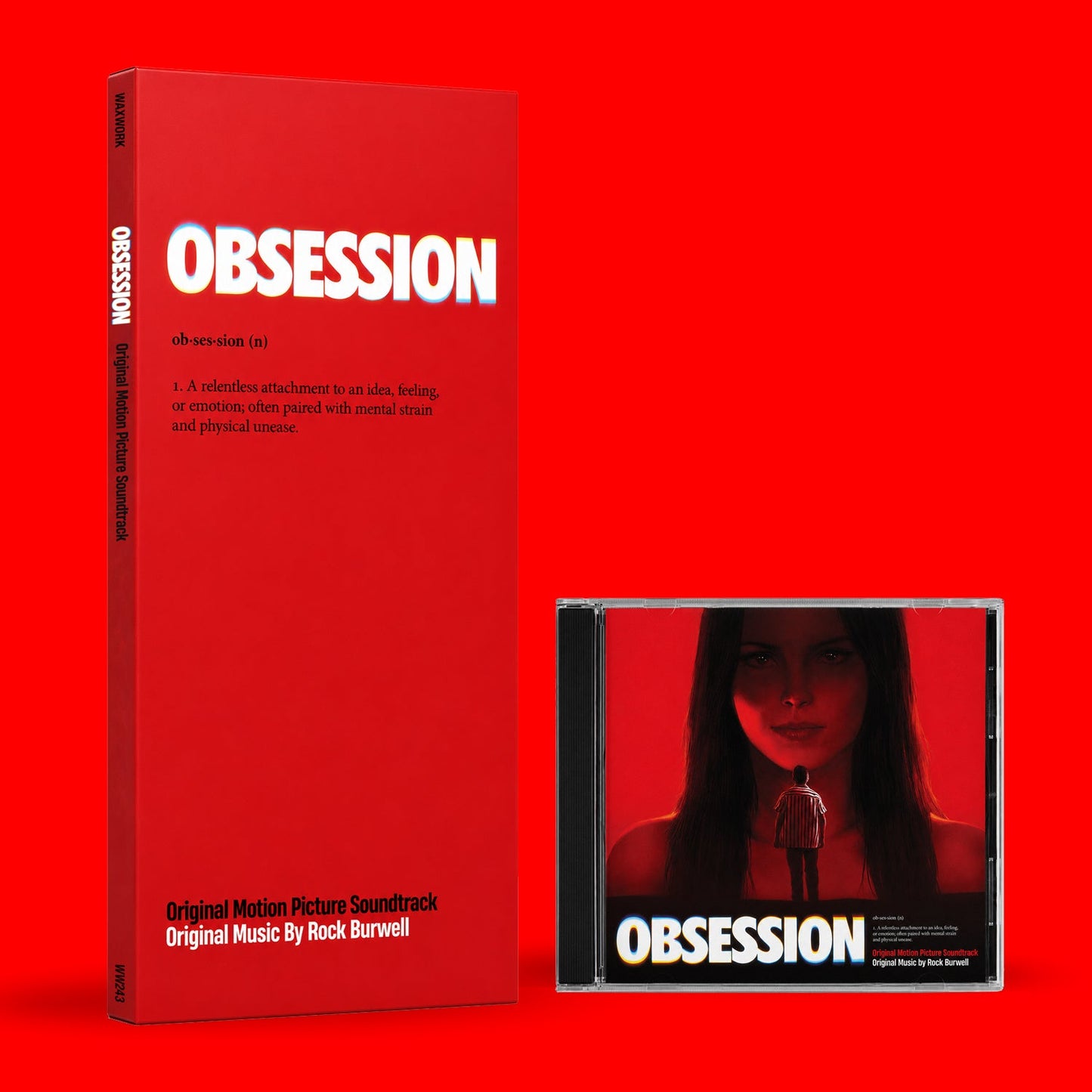 Album cover for Waxwork - Obsession (Soundtrack) on cd longbox