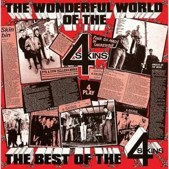 Album cover for 4 Skins - Wonderful World: Best Of on vinyl lp