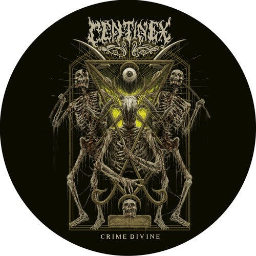 Album cover for Centinex - Crime Divine on picture disc 7"