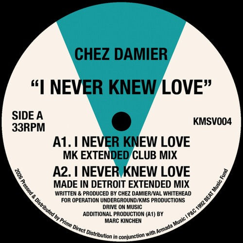 Album cover for Chez Damier - I Never Knew Love on 12"