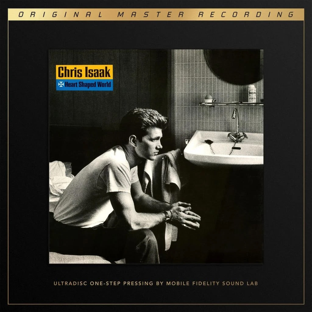 Album cover for Chris Isaak - Heart Shaped World on 180 gram vinyl