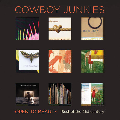 Album cover for Cowboy Junkies - Open to Beauty: Best of the 21st Century on transparent yellow vinyl 3lp