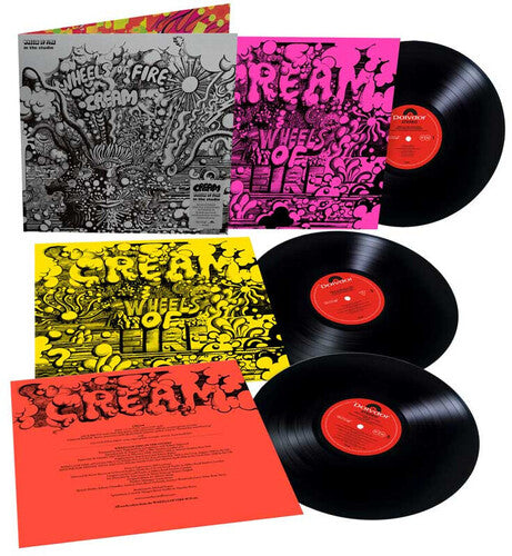 Album cover for Cream - Wheels Of Fire: In The Studio on 3lp vinyl
