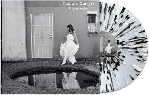 Album cover for Crossing I's Dotting T's - I Used To Be on white & black splatter vinyl lp
