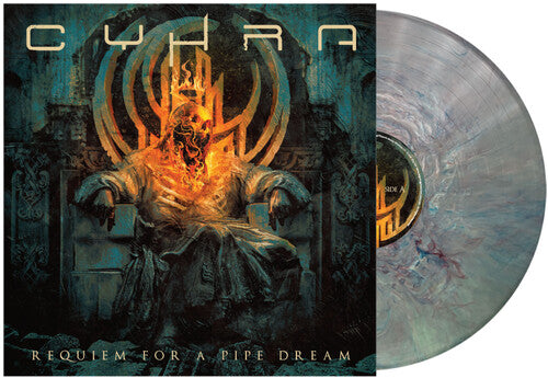 Album cover for Cyhra - Requiem For A Pipe Dream on grey marble vinyl lp