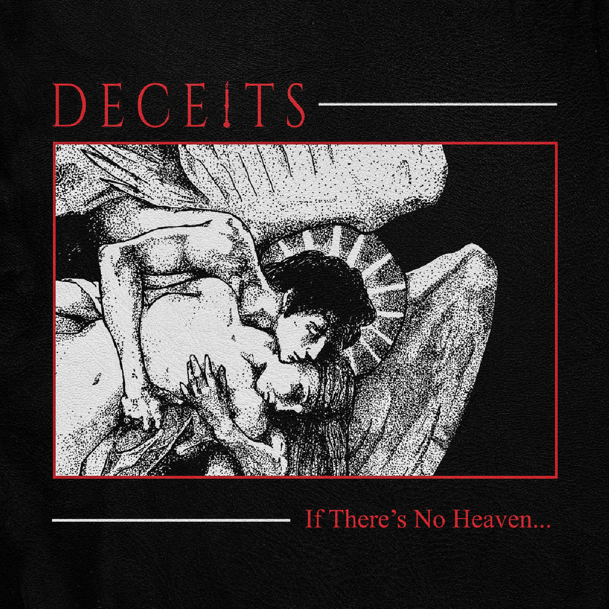 Album cover for Deceits - If There's No Heaven... on ruby black wave vinyl