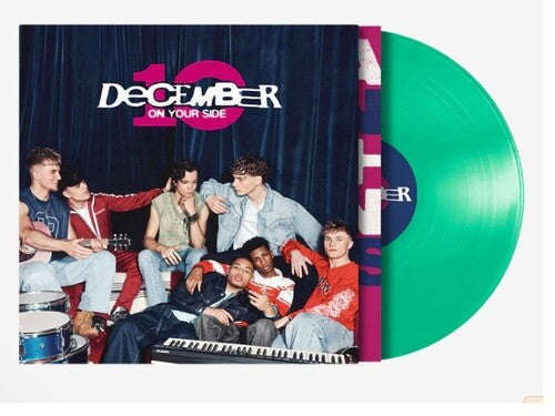 Album cover for December 10 - On Your Side on mint green vinyl lp