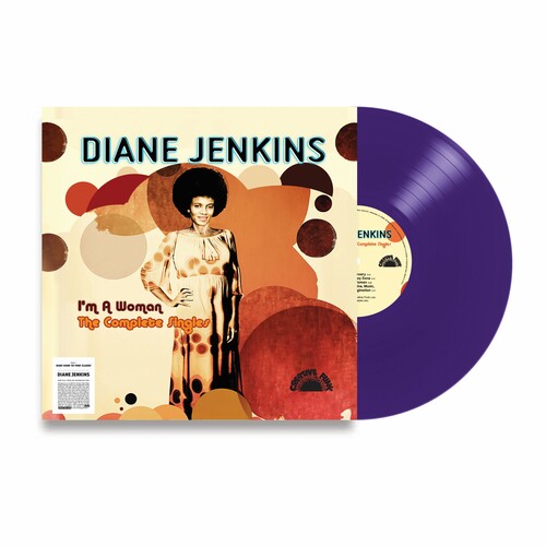 Album cover for Diane Jenkins - I'm A Woman (Complete Singles) on colored vinyl lp