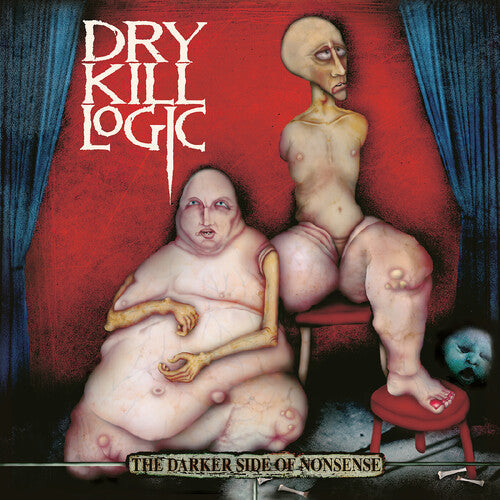 Album cover for Dry Kill Logic - The Darker Side of Nonsense on milky clear vinyl 25th anniversary lp