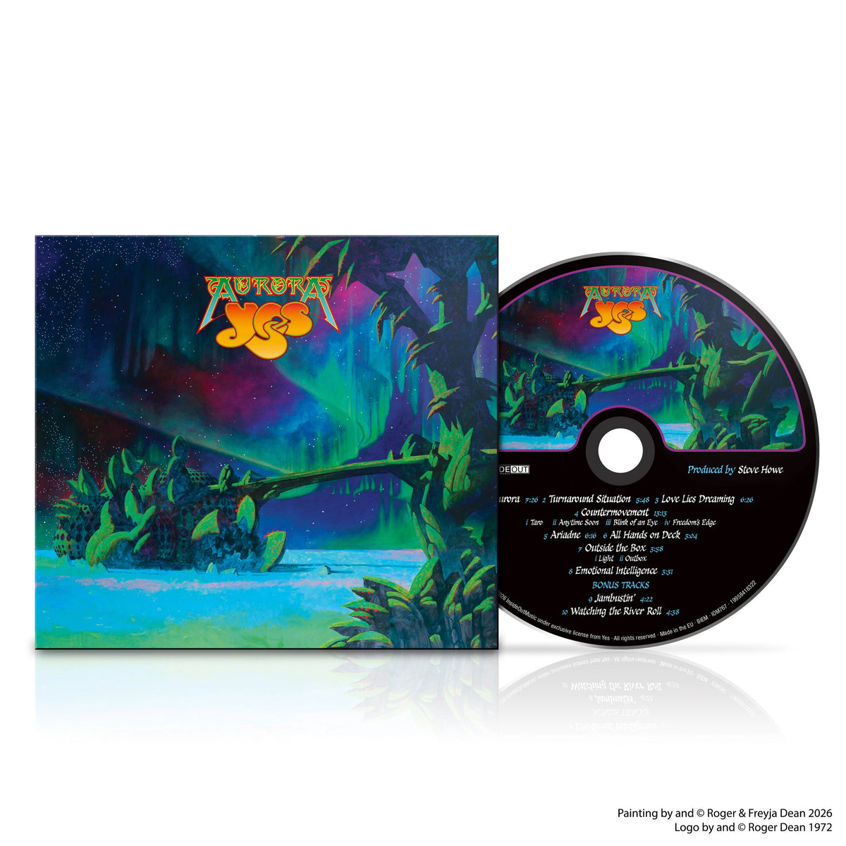 Album cover for Yes - Aurora on cd