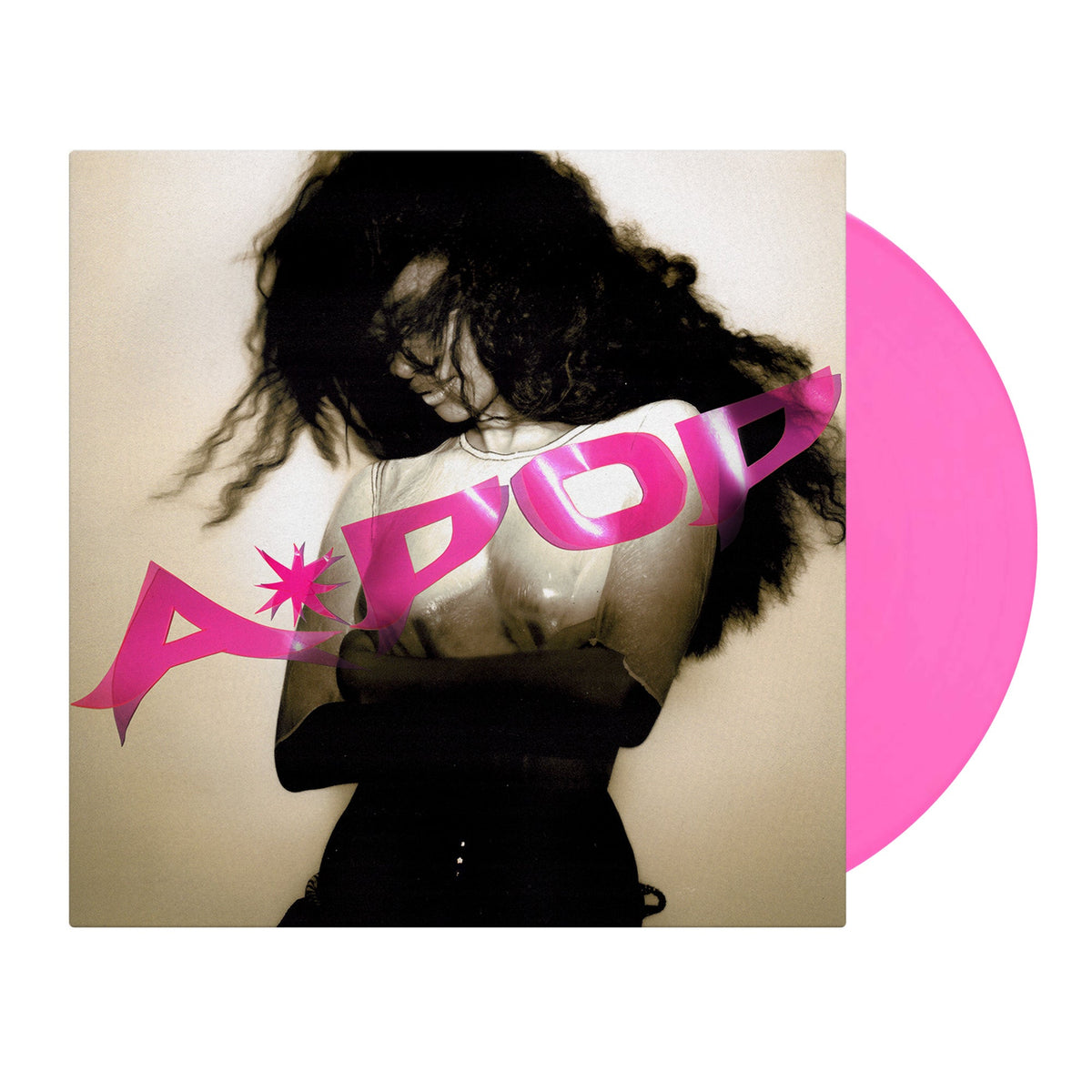 Album cover for TYLA - A*POP on pop$tar pink vinyl lp