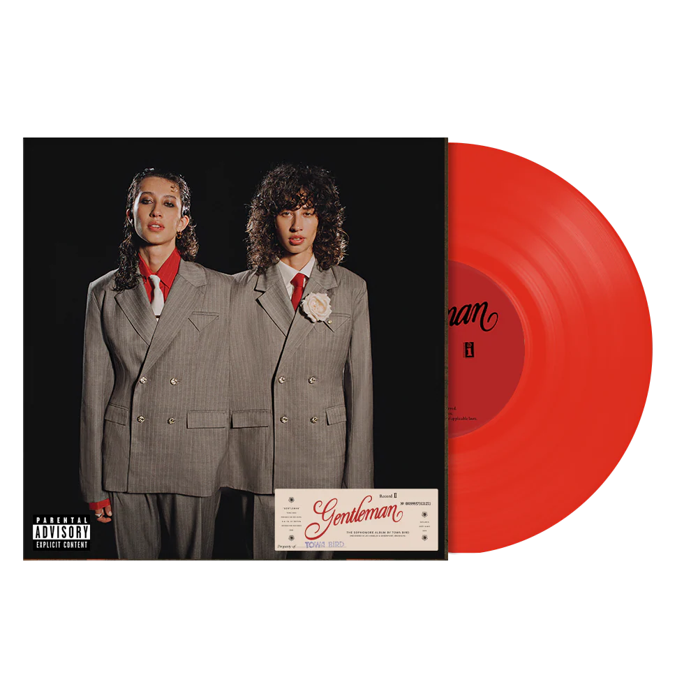 Album cover for Towa Bird - Gentleman on red vinyl