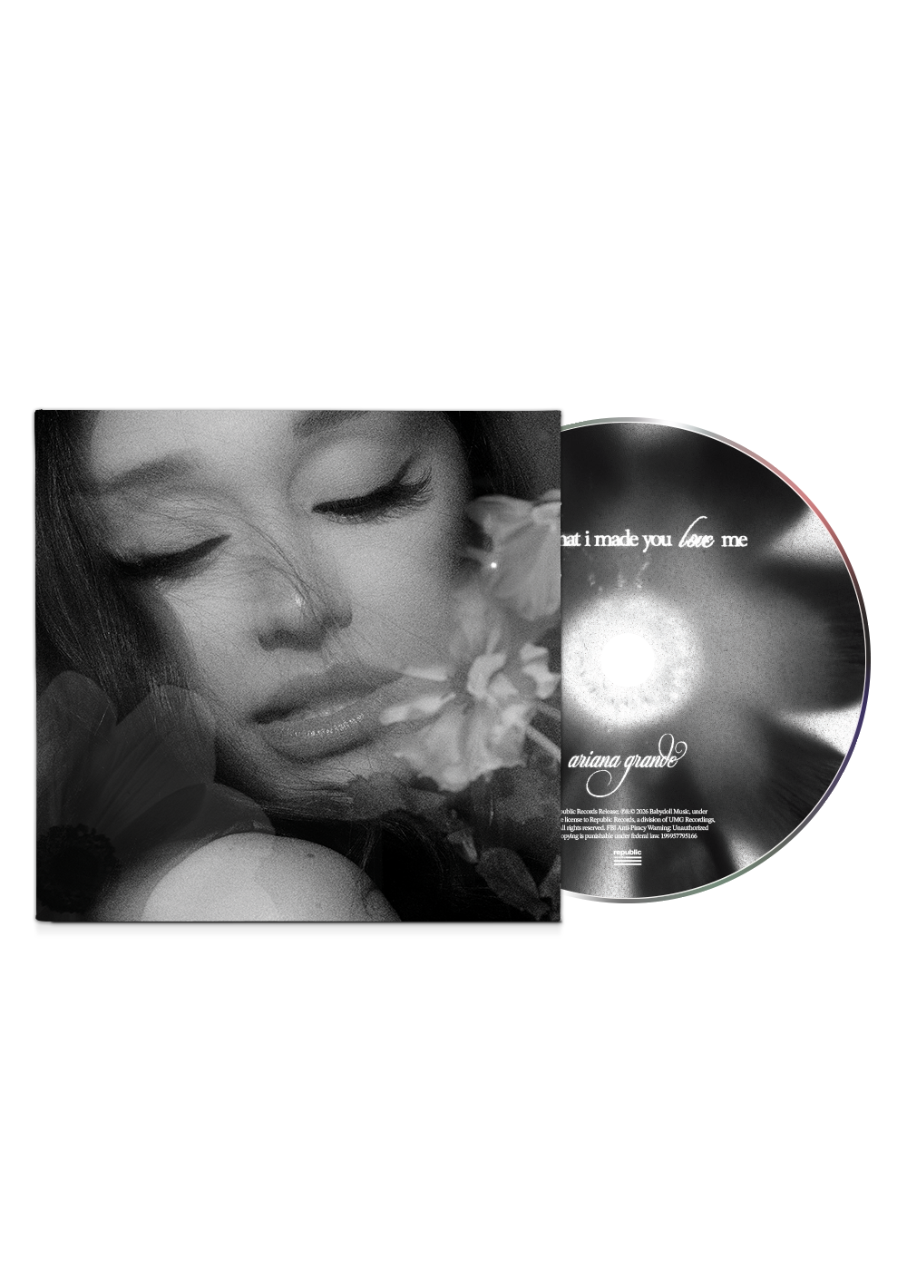 Album cover for Ariana Grande - Hate That I Made You Love Me on cd single