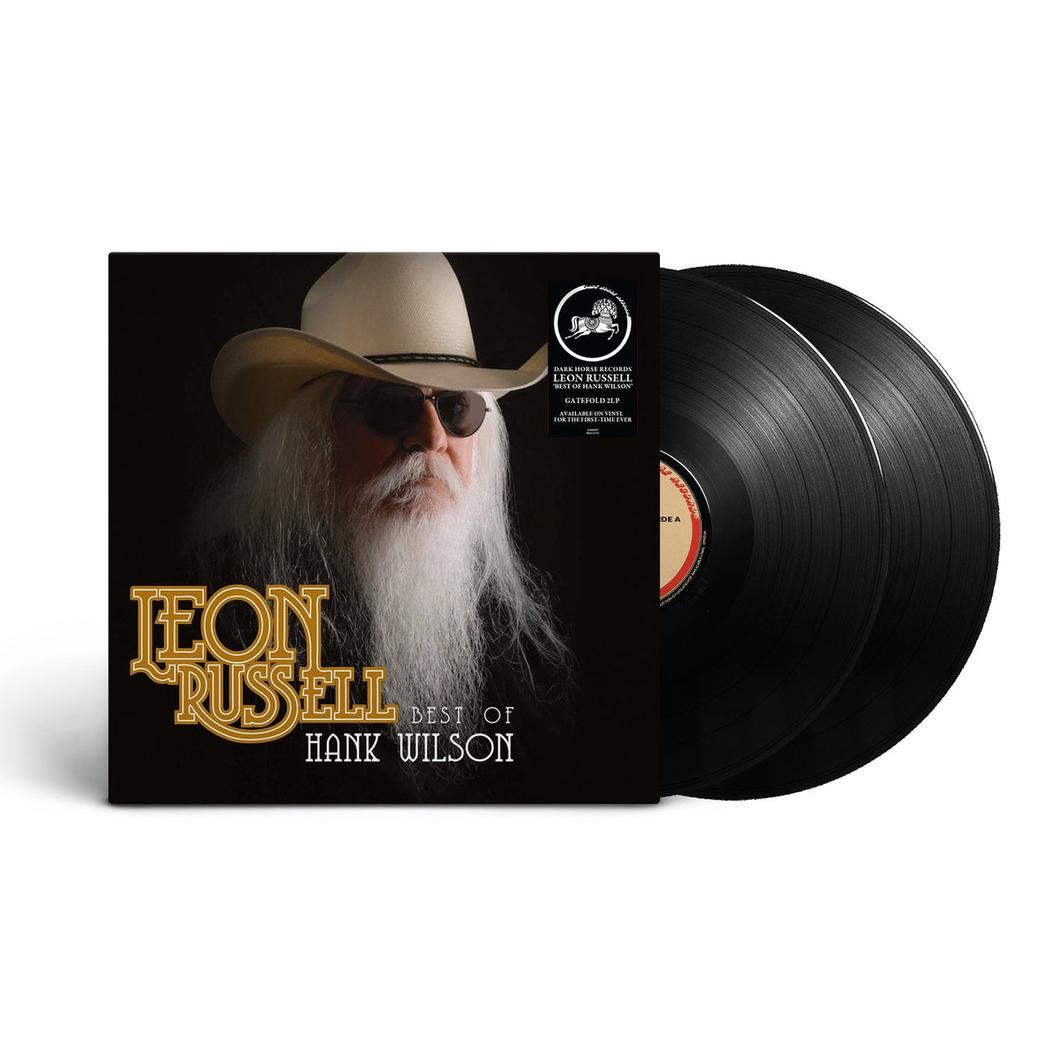 Album cover for Leon Russell - Best of Hank Wilson on 2lp vinyl