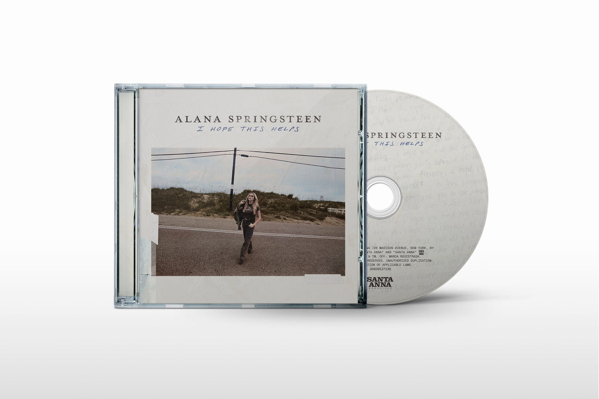 Album cover for Alana Springsteen - I Hope This Helps on signed cd