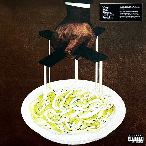 Album cover for Freddie Gibbs & Alchemist - Alfredo on alfredo and parsley cornetto club edition vinyl
