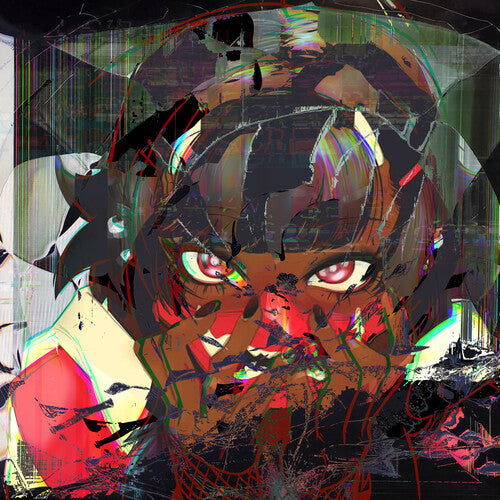 Album cover for Gilt - I Saw Myself In The Black Screen on multi-splatter colored vinyl lp