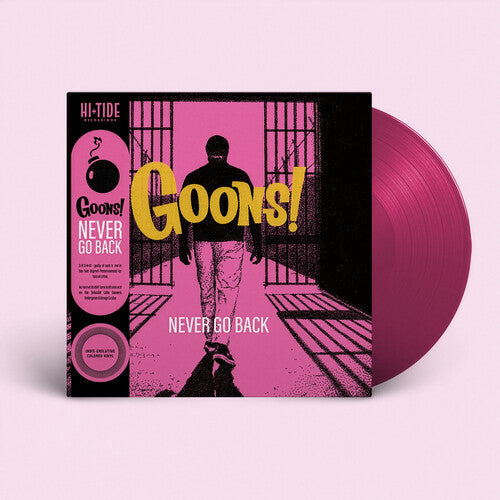Album cover for Goons - Goons! Never Go Back on hot pink vinyl obi
