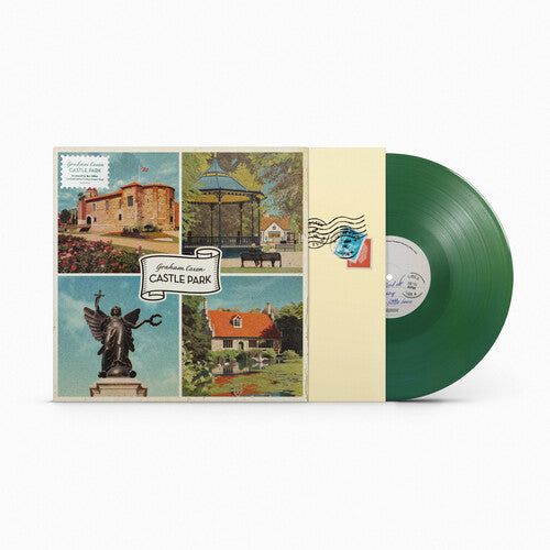 Album cover for Graham Coxon - Castle Park Green on green colored vinyl lp