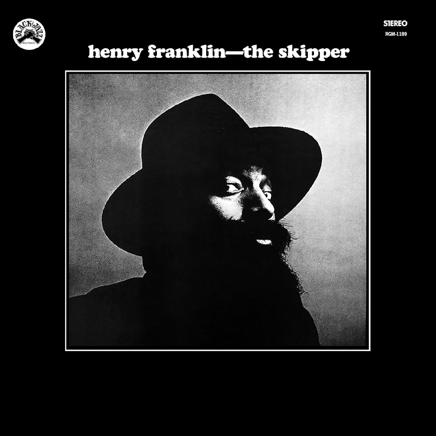 Album cover for Henry Franklin - The Skipper - Remastered on blue with black swirl vinyl
