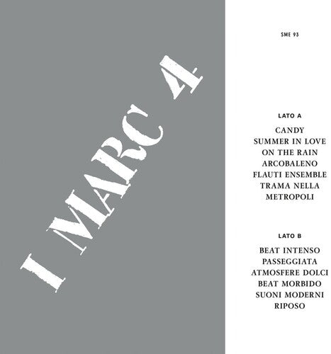 Album cover for I Marc 4 - Silver Music (Soundtrack) on vinyl lp