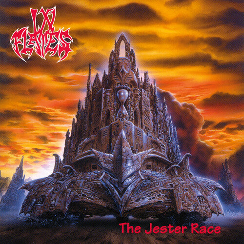 Album cover for In Flames - The Jester Race on transparent yellow vinyl lp
