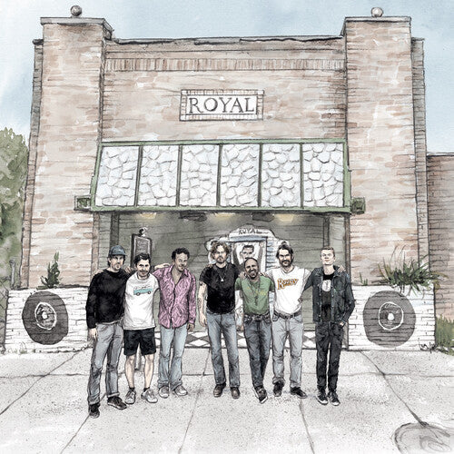 Album cover for Jesper Lindell - Royal on blue vinyl lp